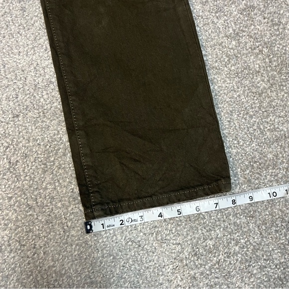 Polo Ralph Lauren Jeans Mens 34x32 Dark Green Varick Slim 625 Button Fly Denim - Picture 3 of 12